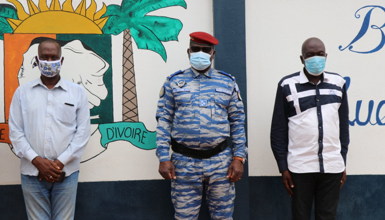 construction de la brigade de gendarmerie de gomon